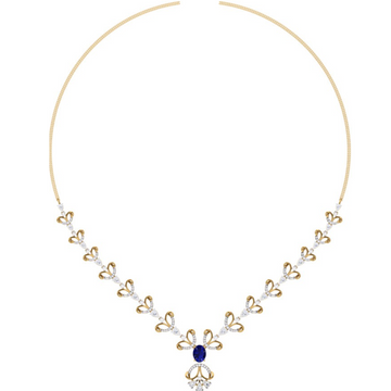 Queen Diamond Necklace Set