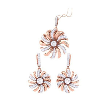 Erika Diamond Pendant Set