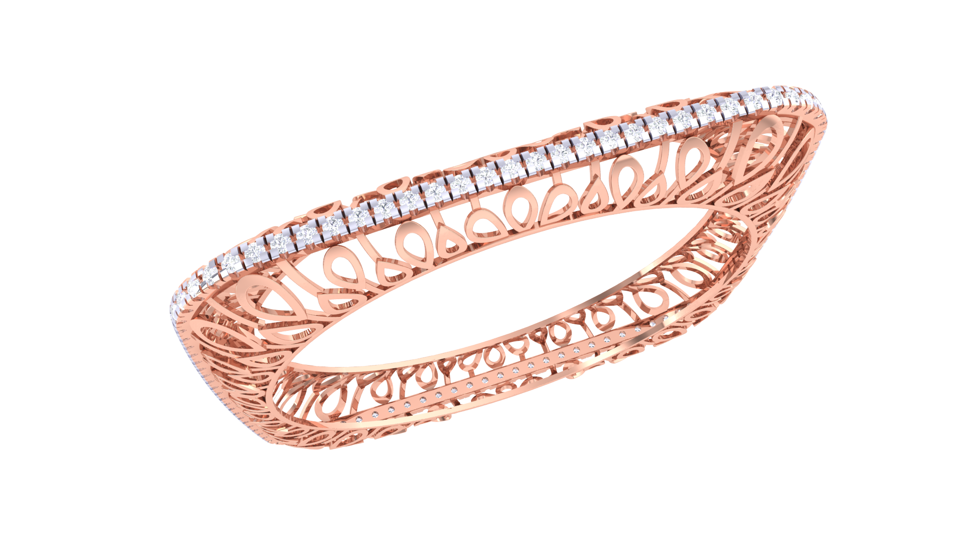 Madalynn Diamond Bangle