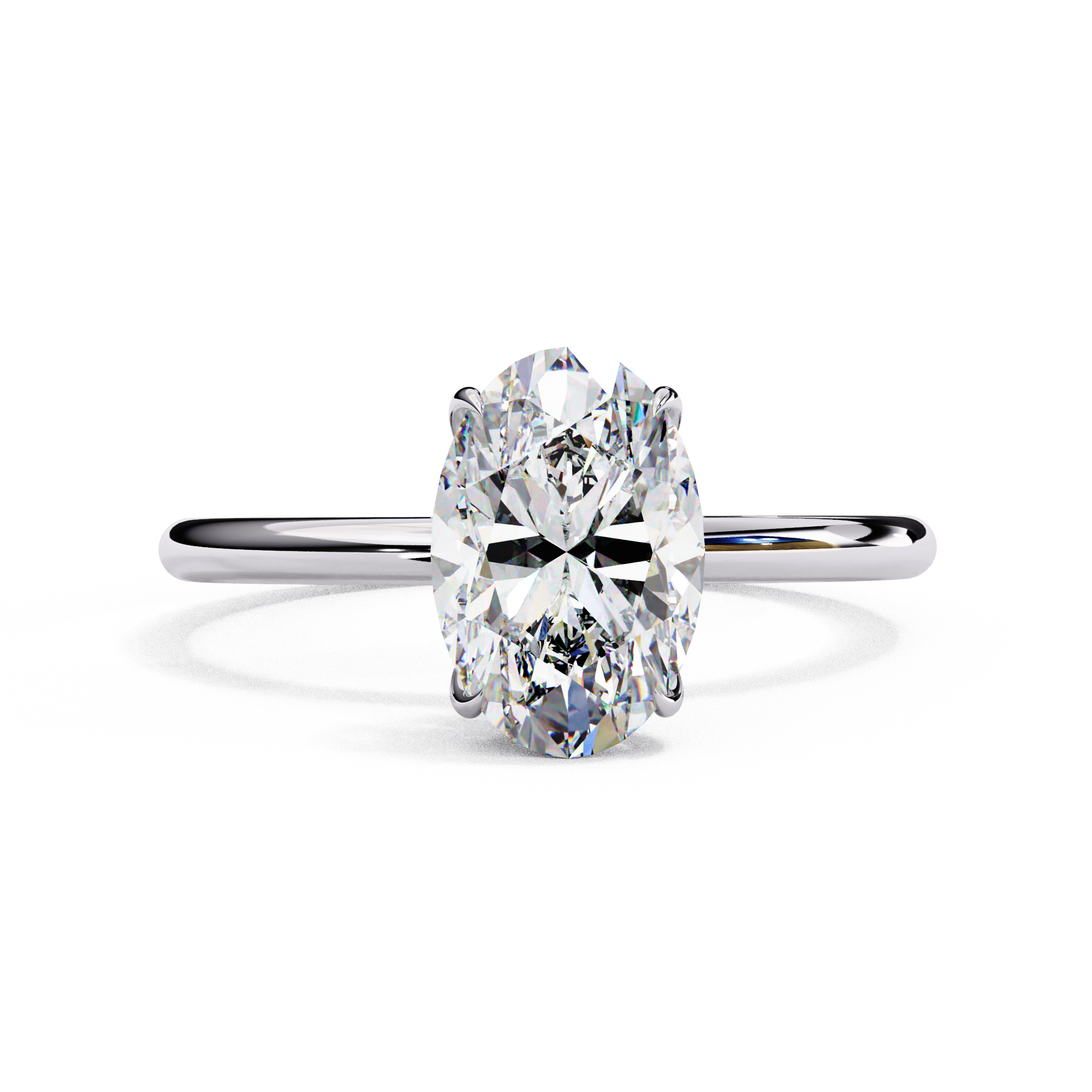 Queen Solitaire Ring