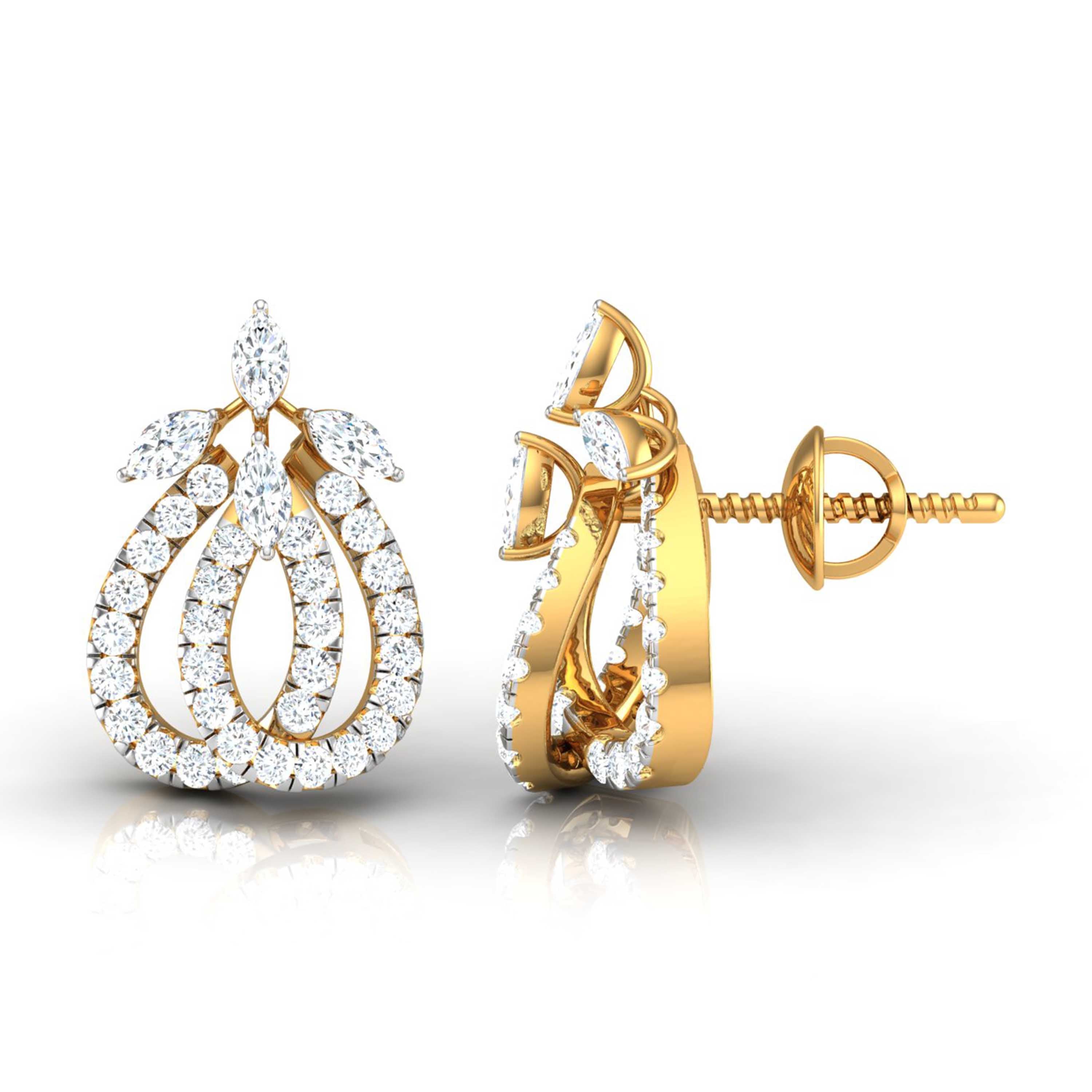 Cecelia Diamond Earring