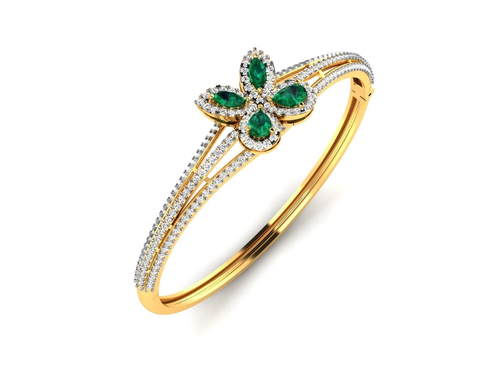 Perla Diamond Bangle
