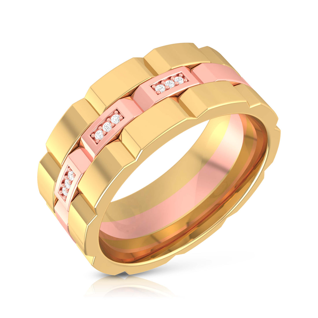 Dulce Diamond Mens Ring