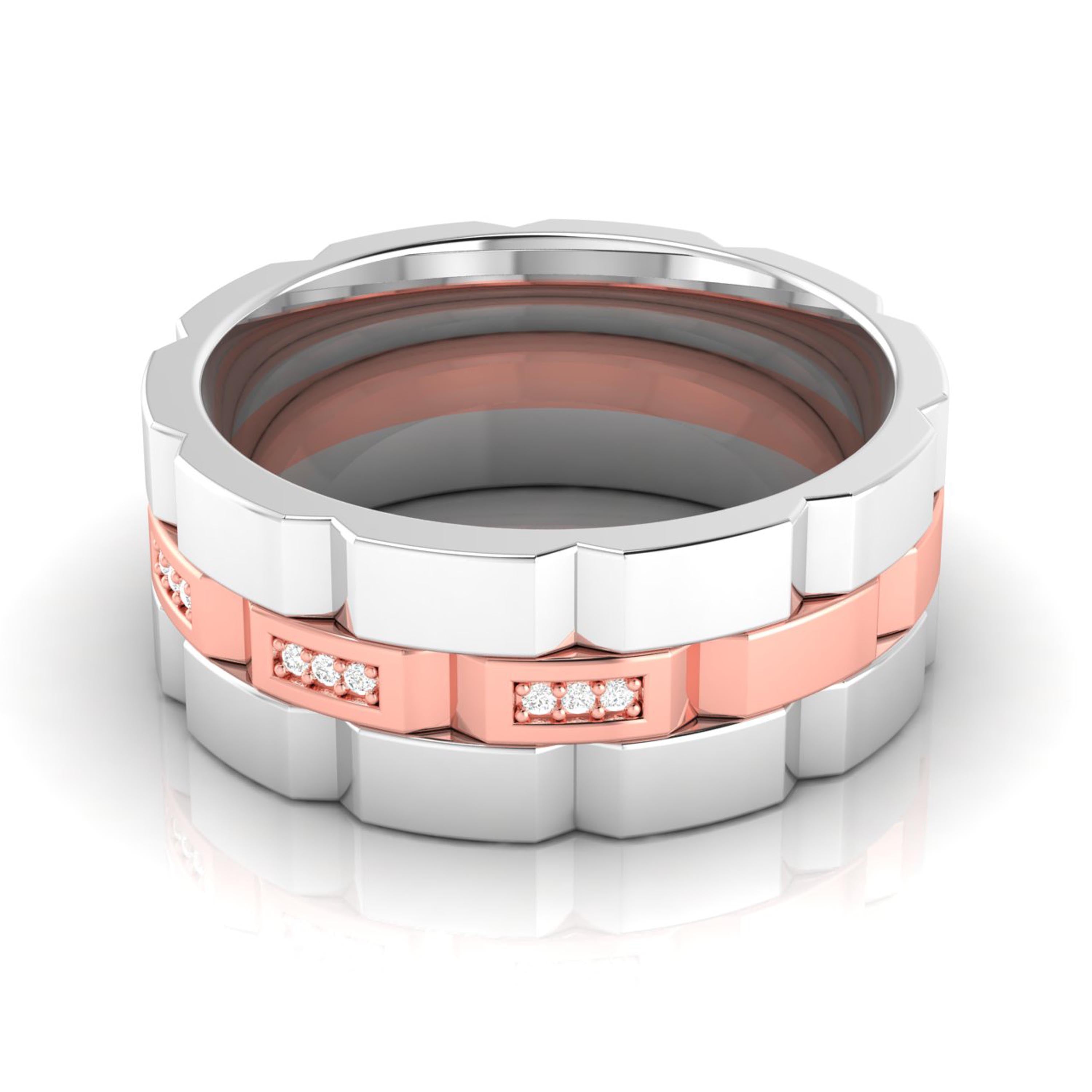 Dulce Diamond Mens Ring