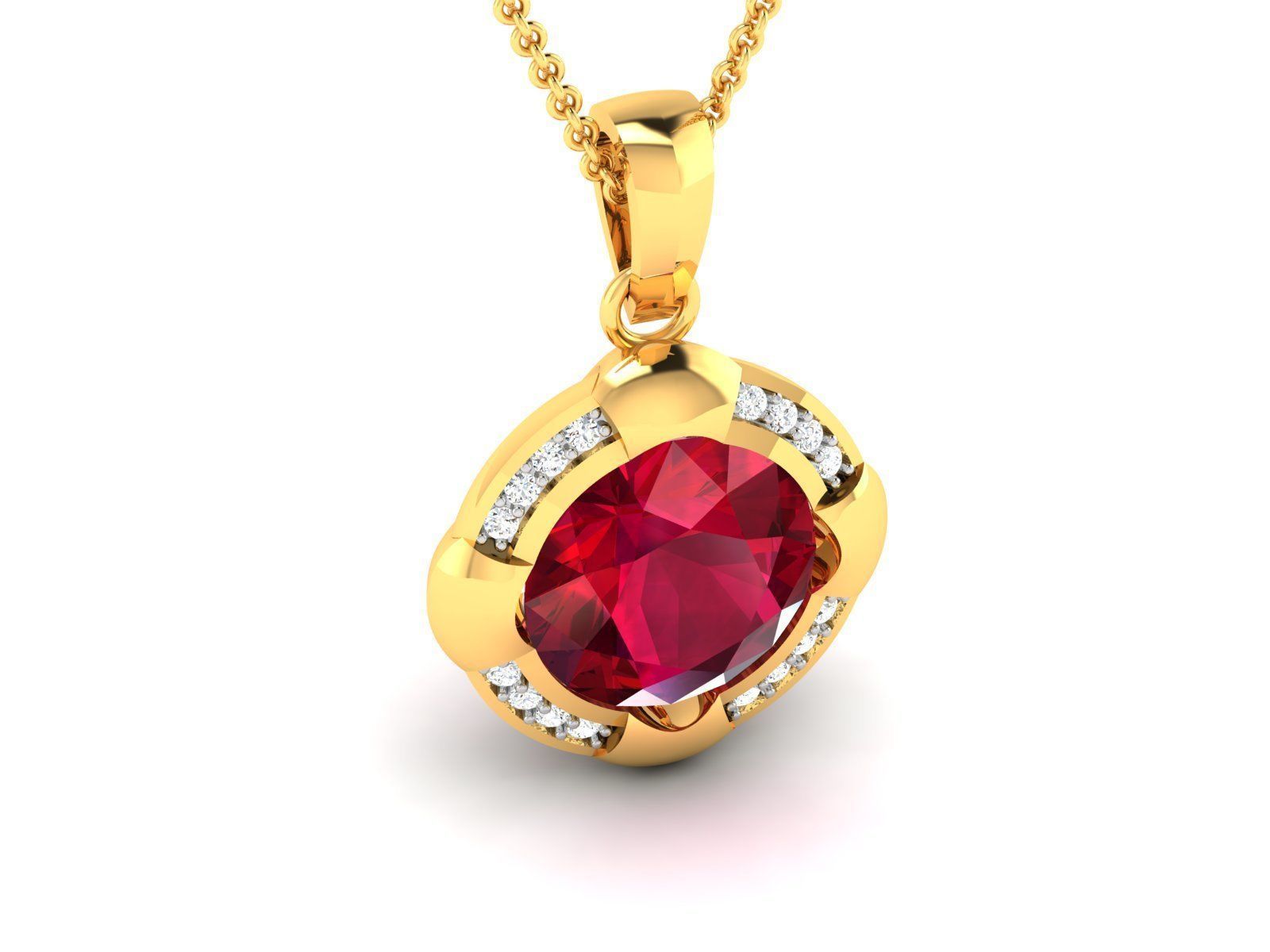 Jewel Diamond Pendant
