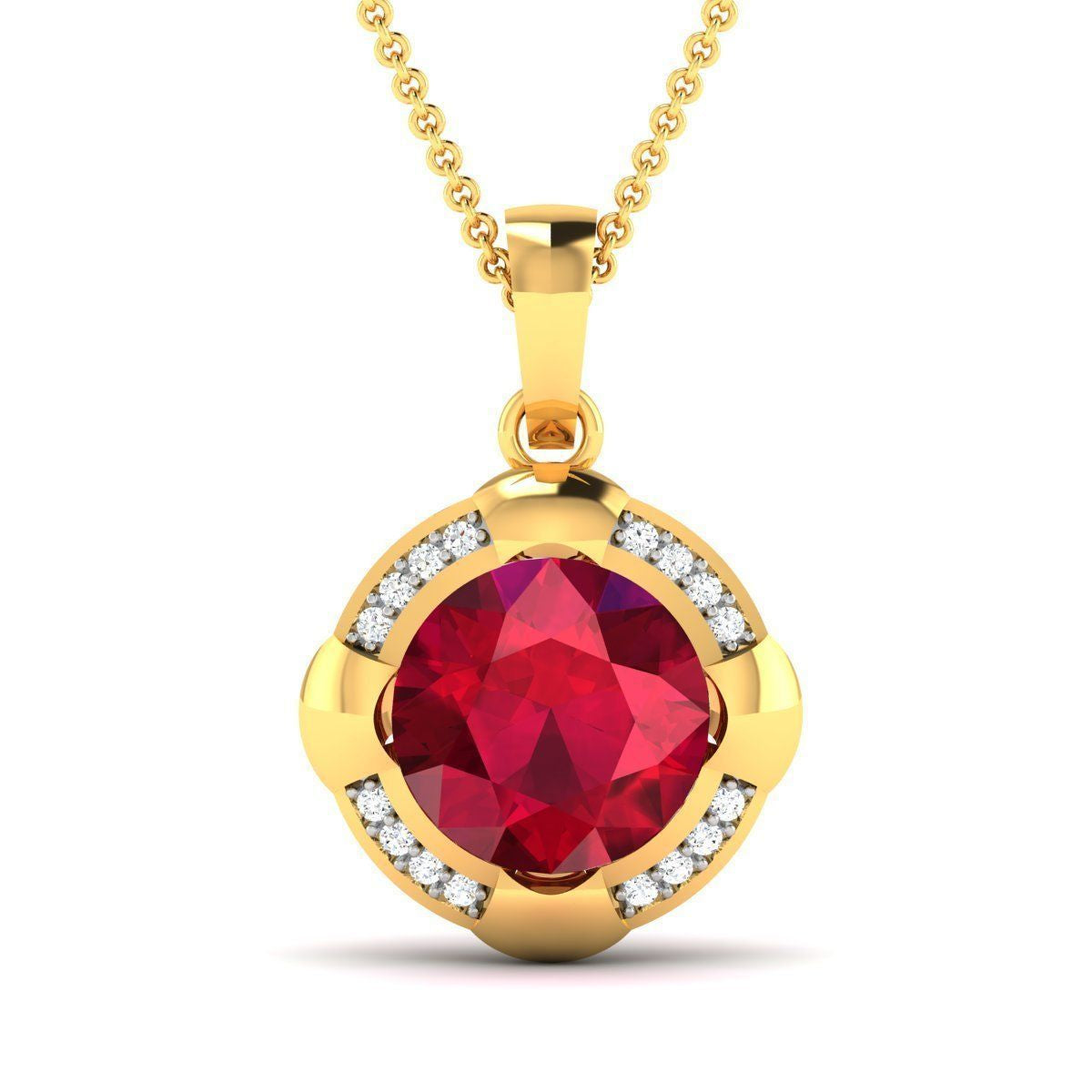 Jewel Diamond Pendant