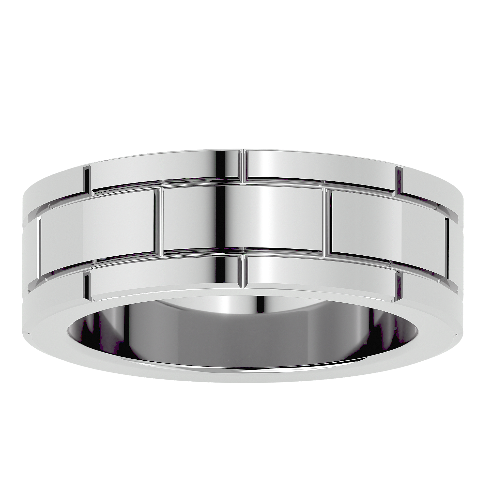 Nathaniel Diamond Mens Ring