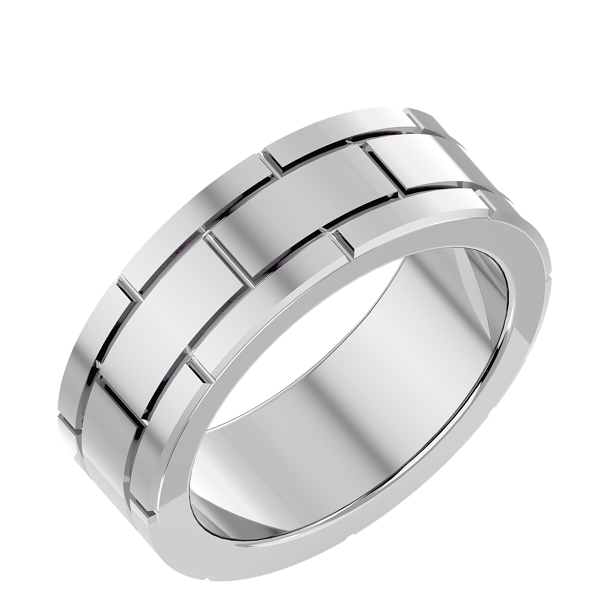 Nathaniel Diamond Mens Ring