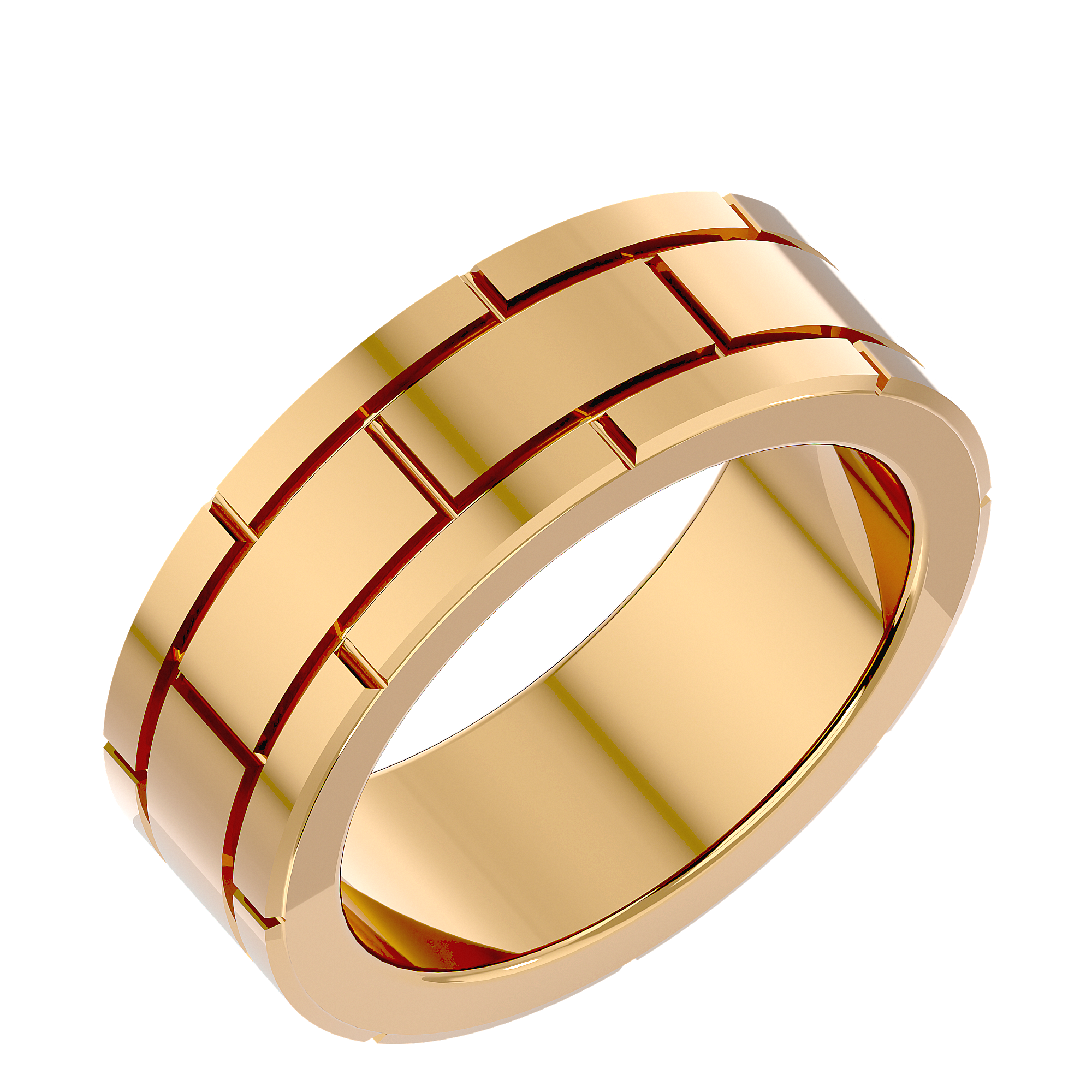 Nathaniel Diamond Mens Ring