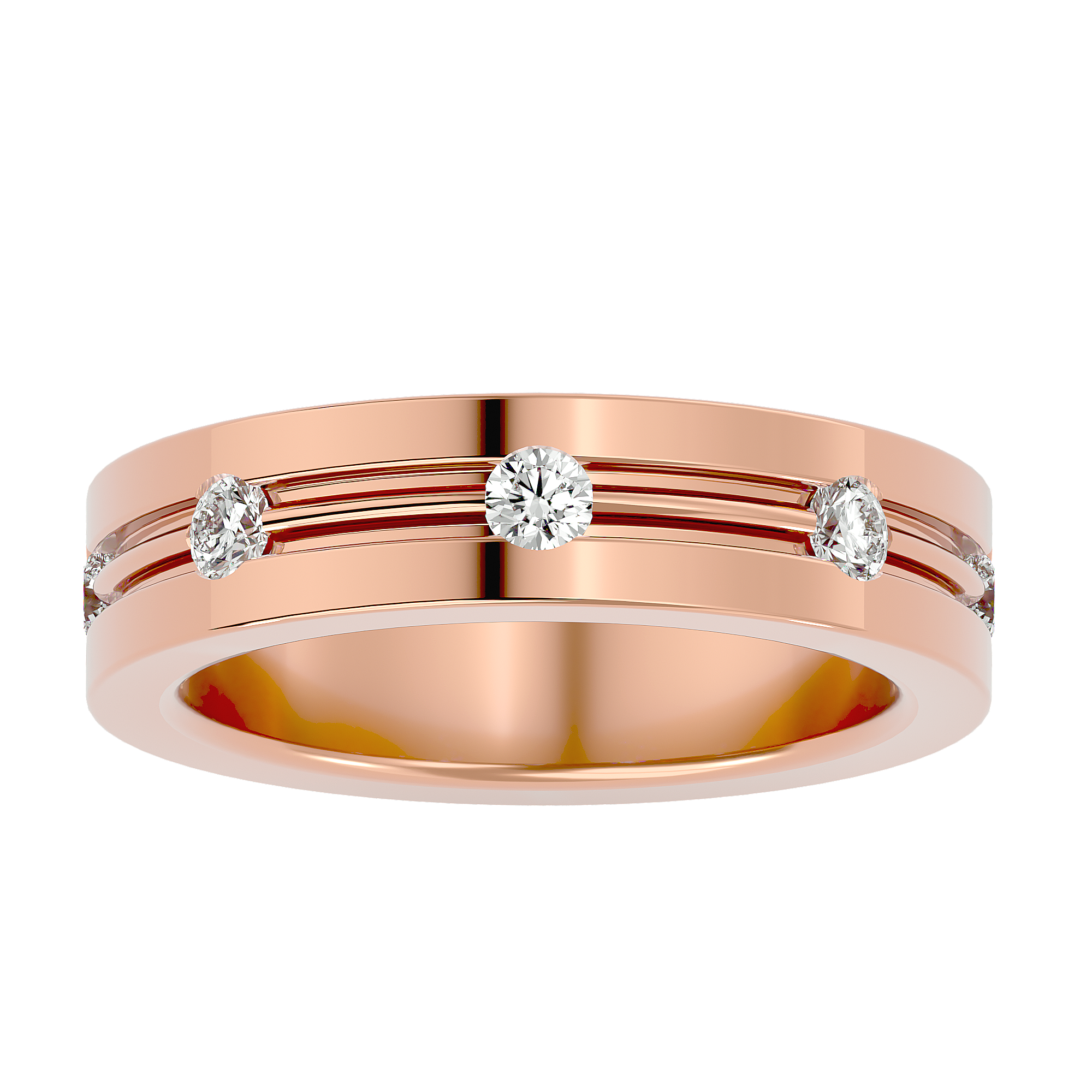 Quentin Mens Studded Ring
