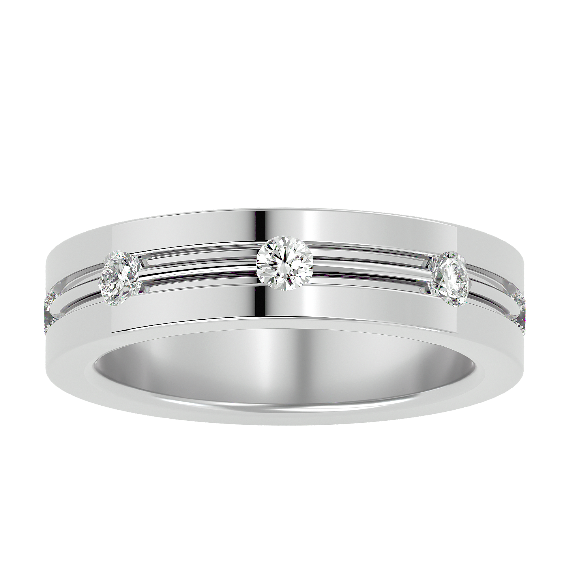 Quentin Mens Studded Ring
