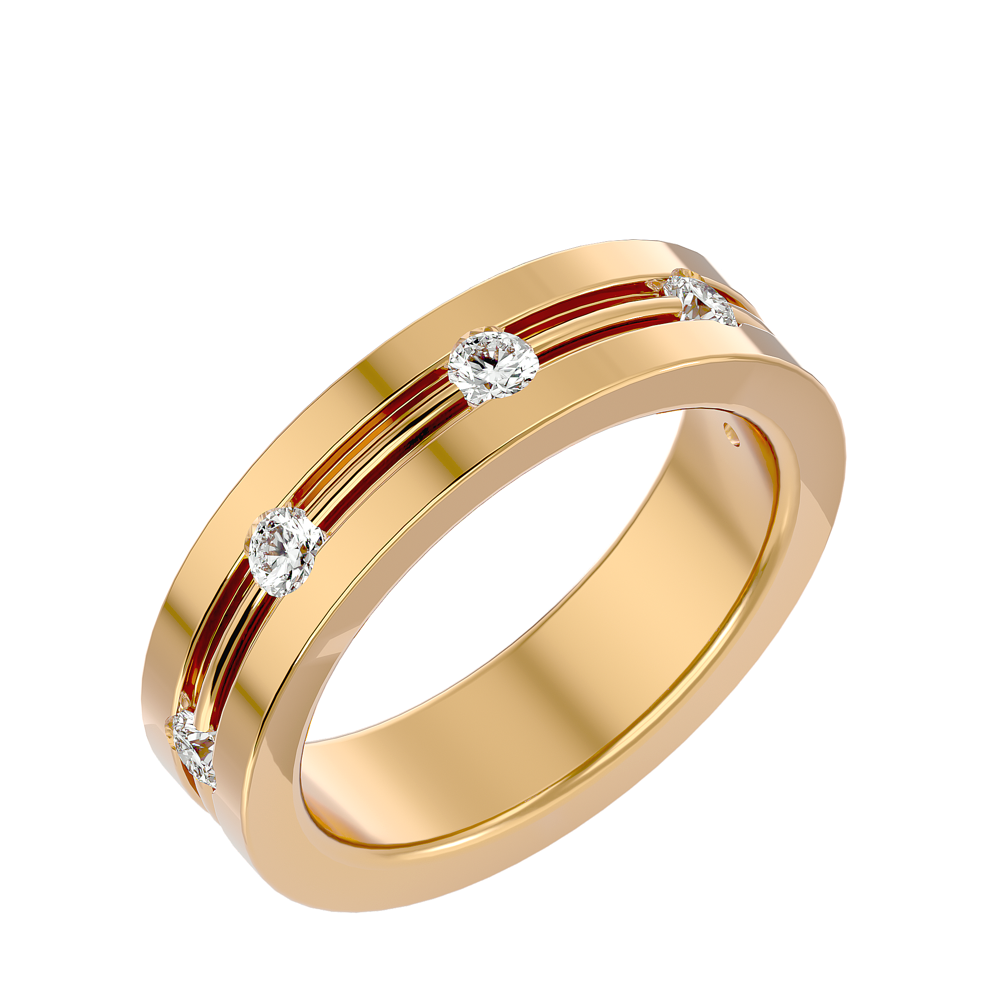 Quentin Mens Studded Ring