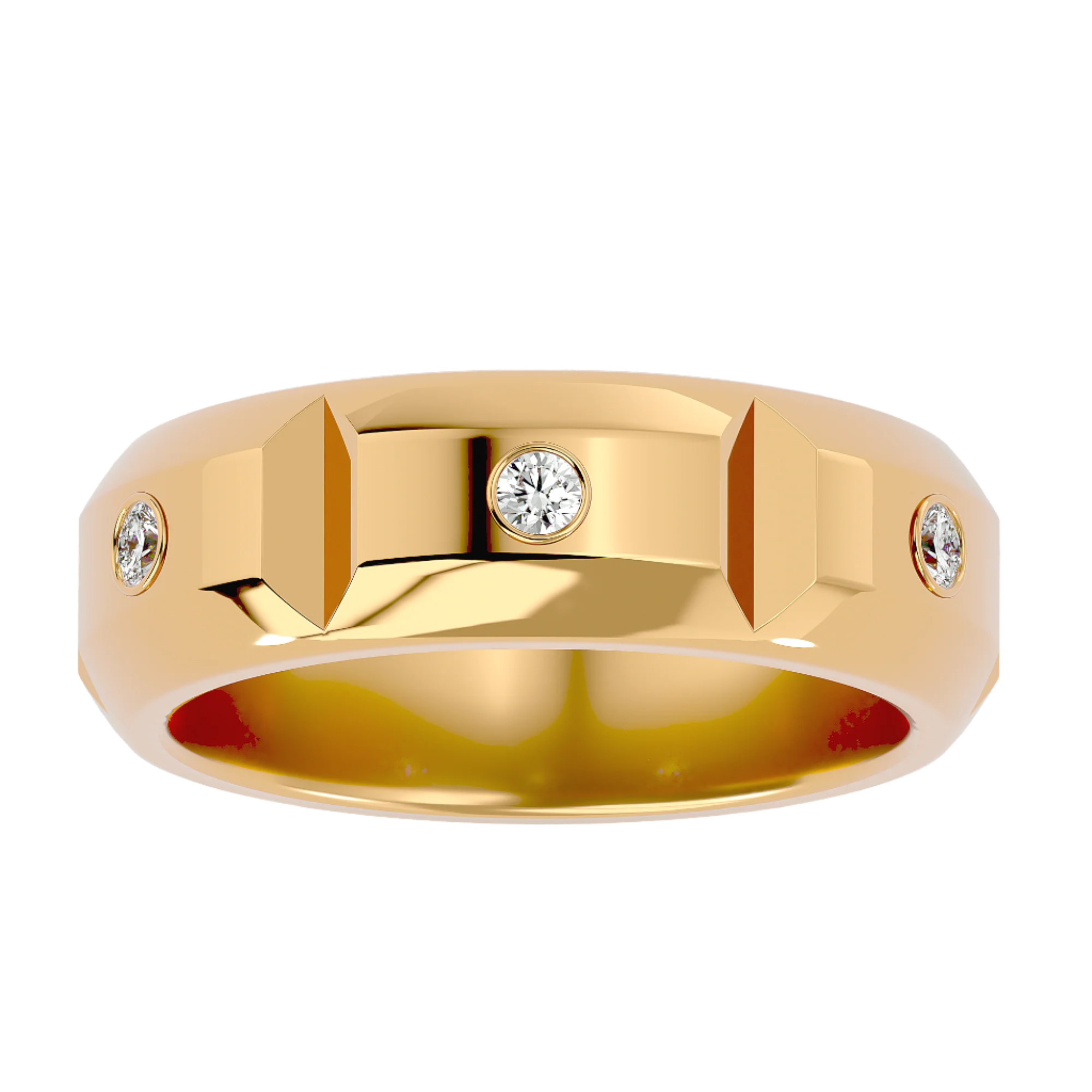 Philip Mens Studded Ring