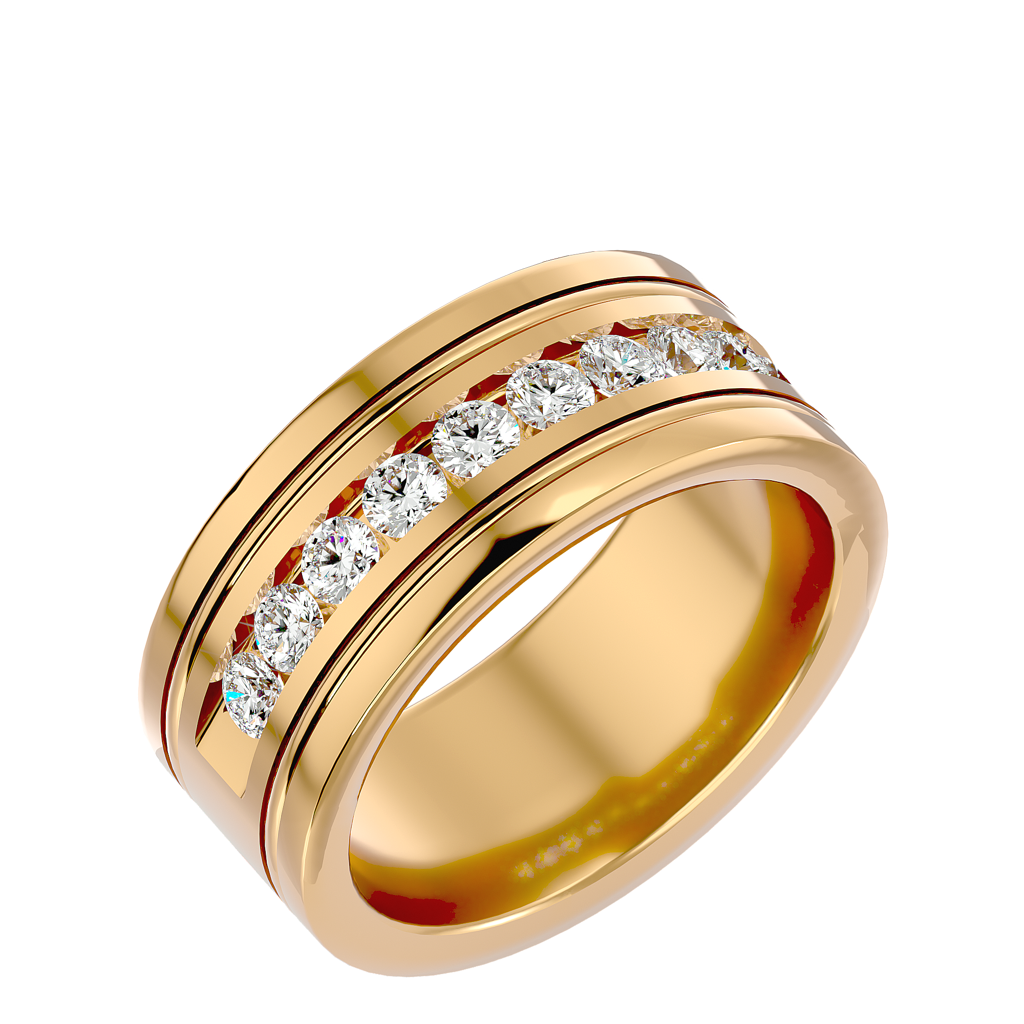 Percival Mens Studded Ring