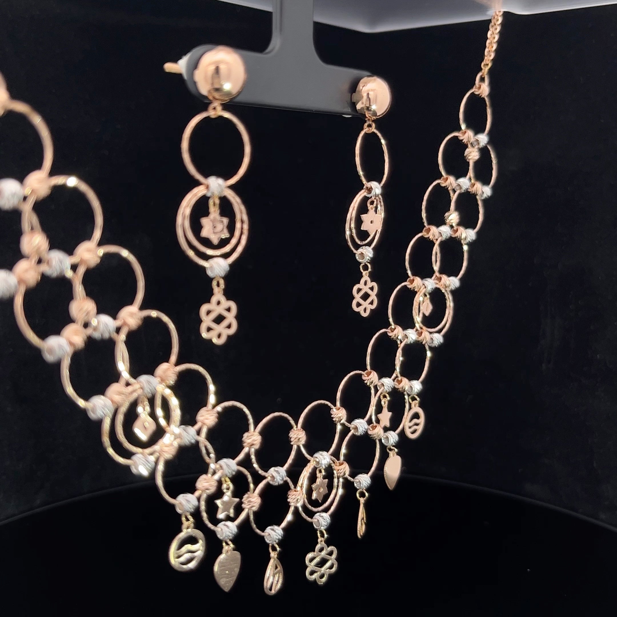 Jigisha Italian Gold Necklace Set
