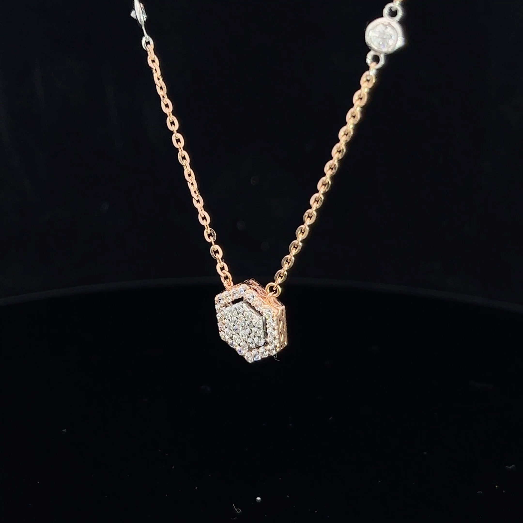 Farzana Diamond Pendant Set