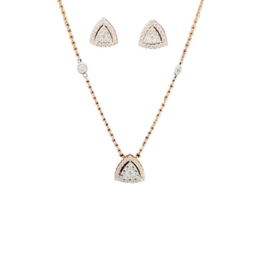 Fiza Diamond Pendant Set