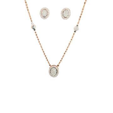 Farah Diamond Pendant Set