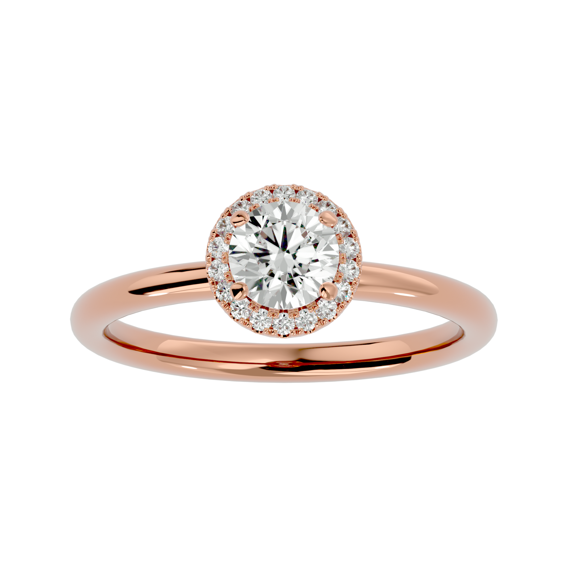 Azaria Halo Ring