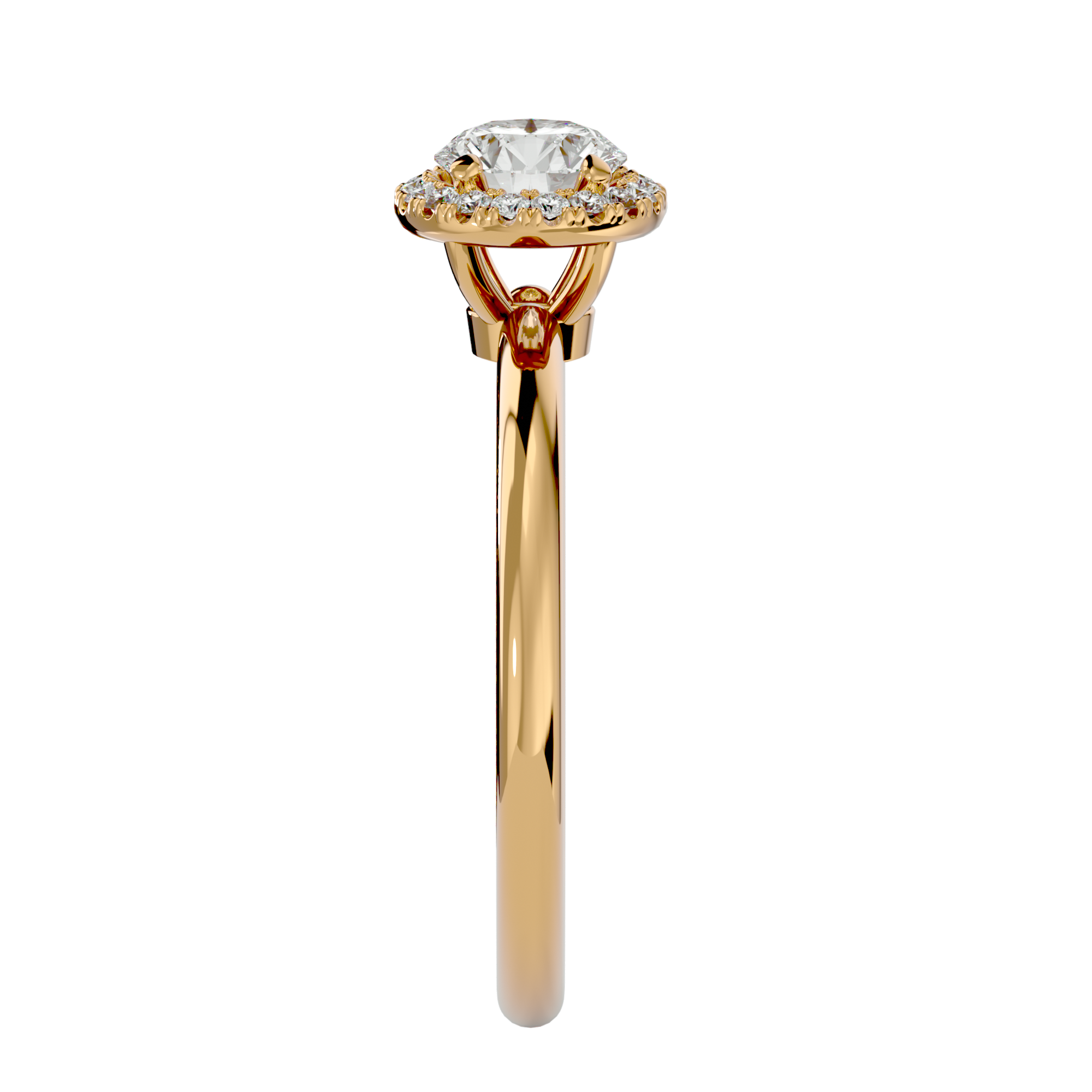 Azaria Halo Ring