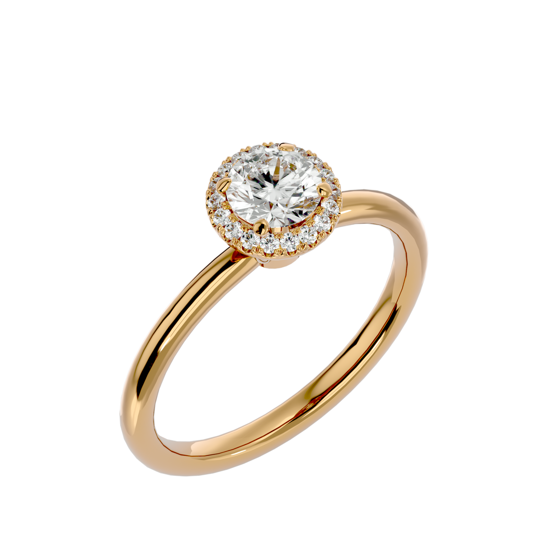 Azaria Halo Ring