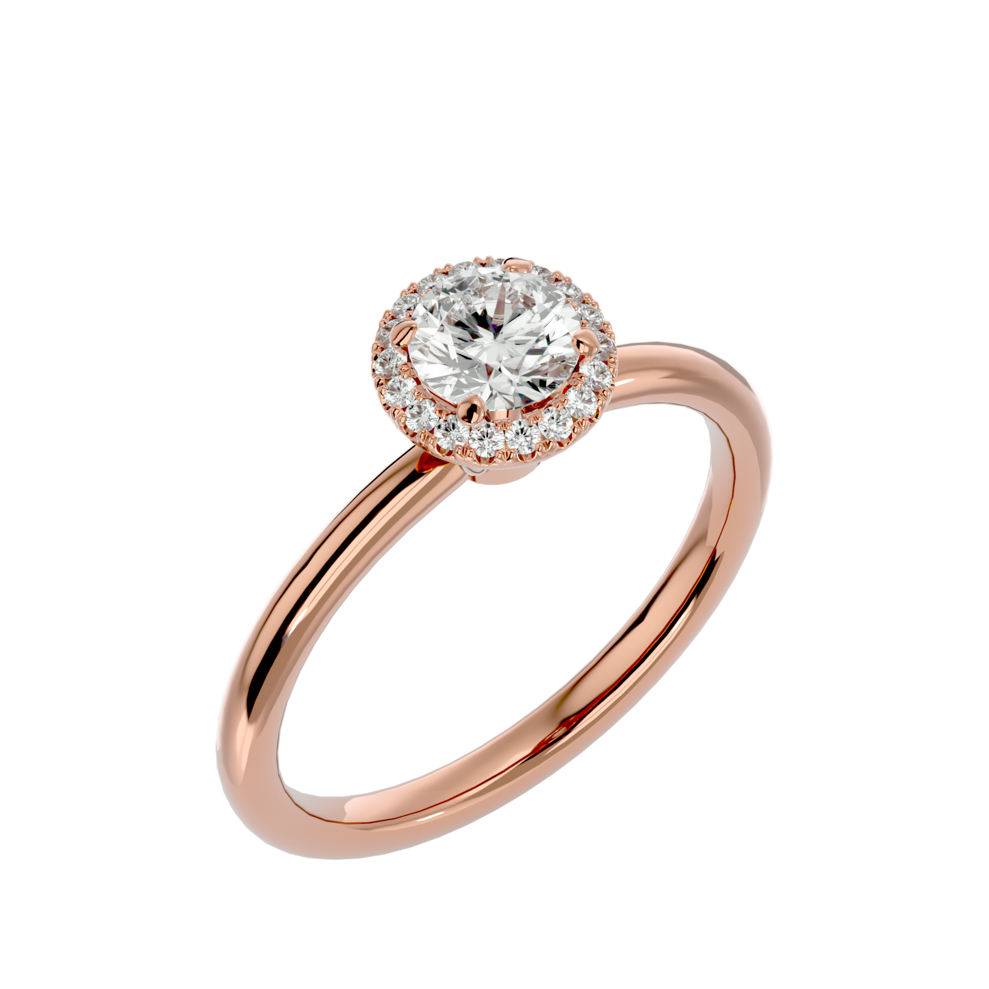 Azaria Halo Ring