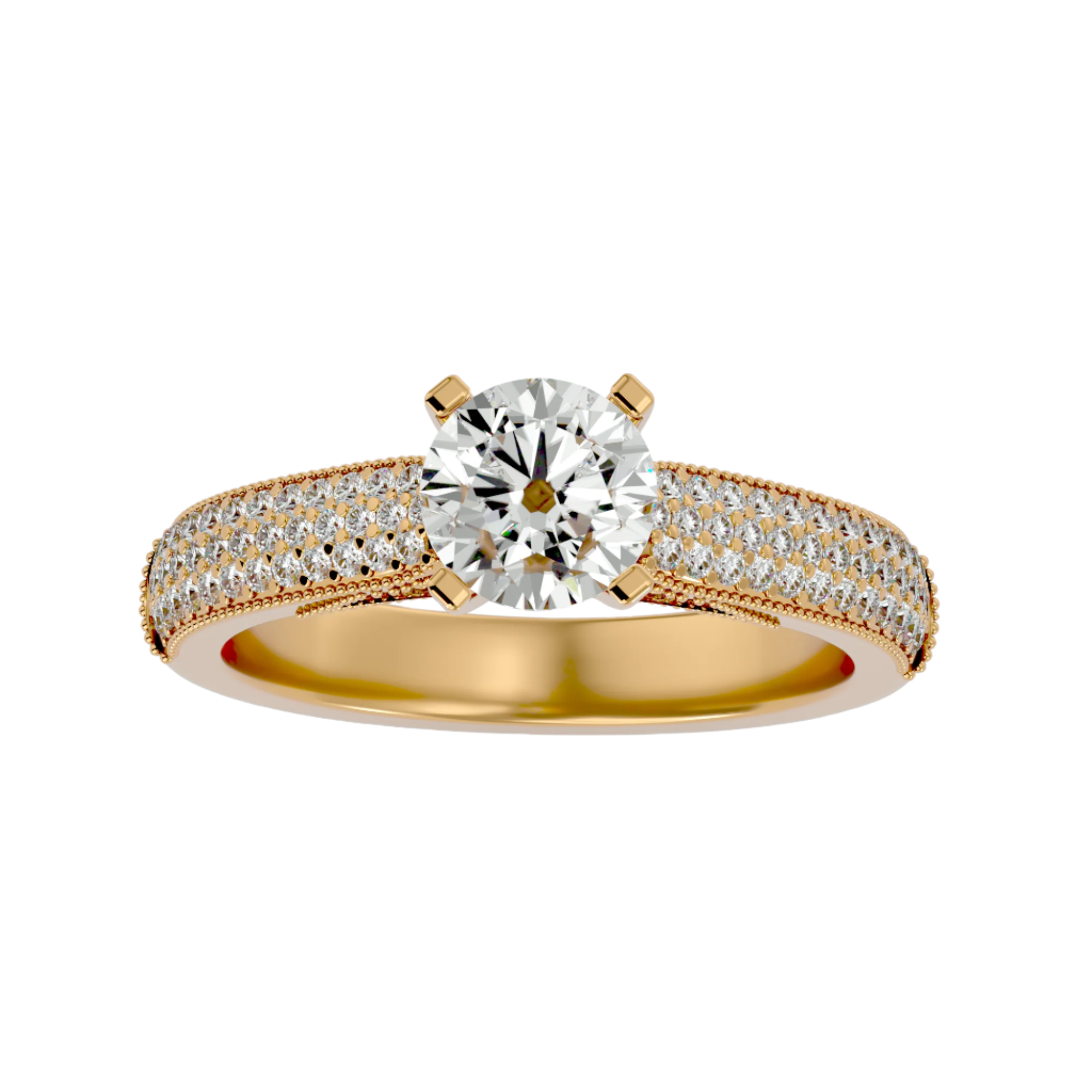 Luna Solitaire Ring