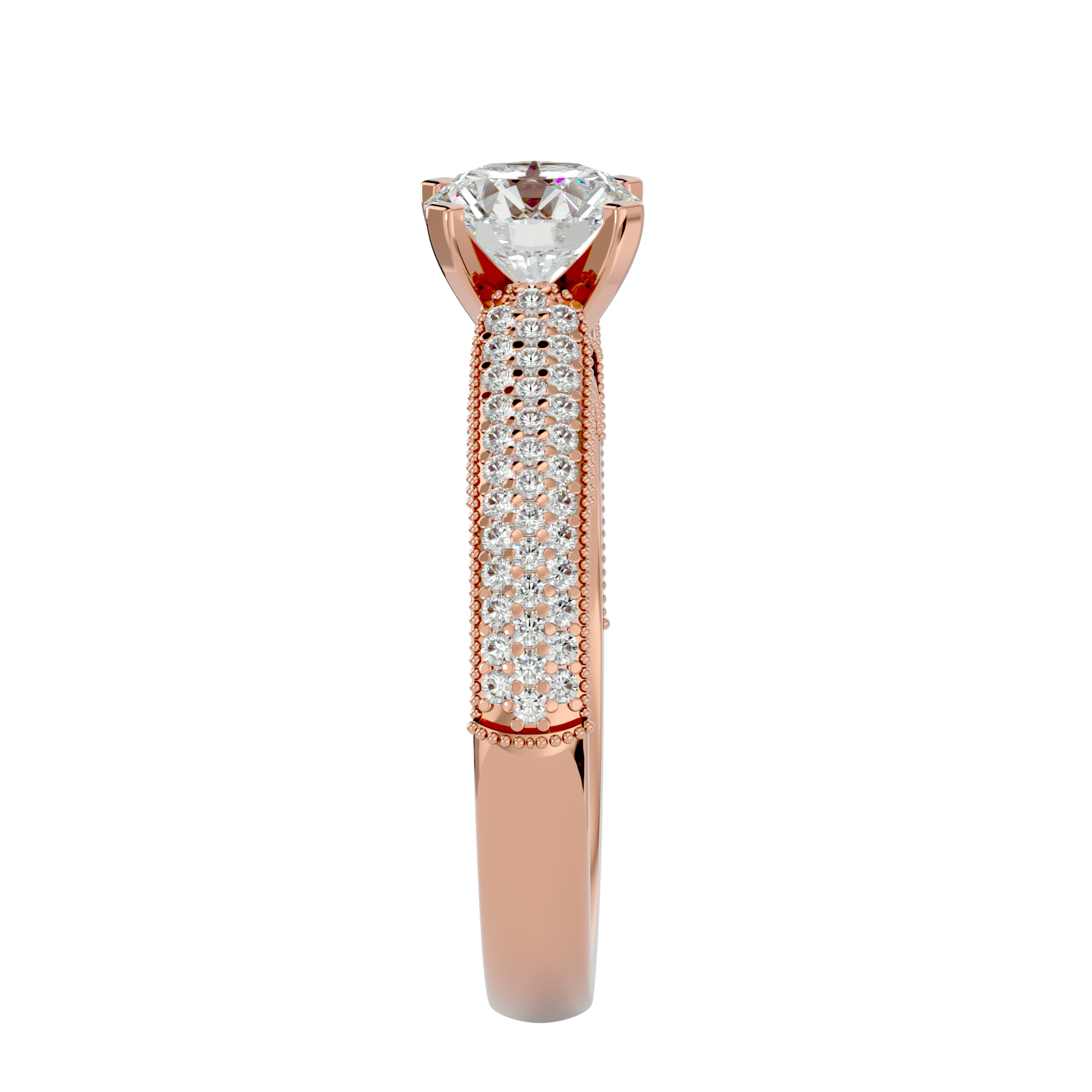Luna Solitaire Ring