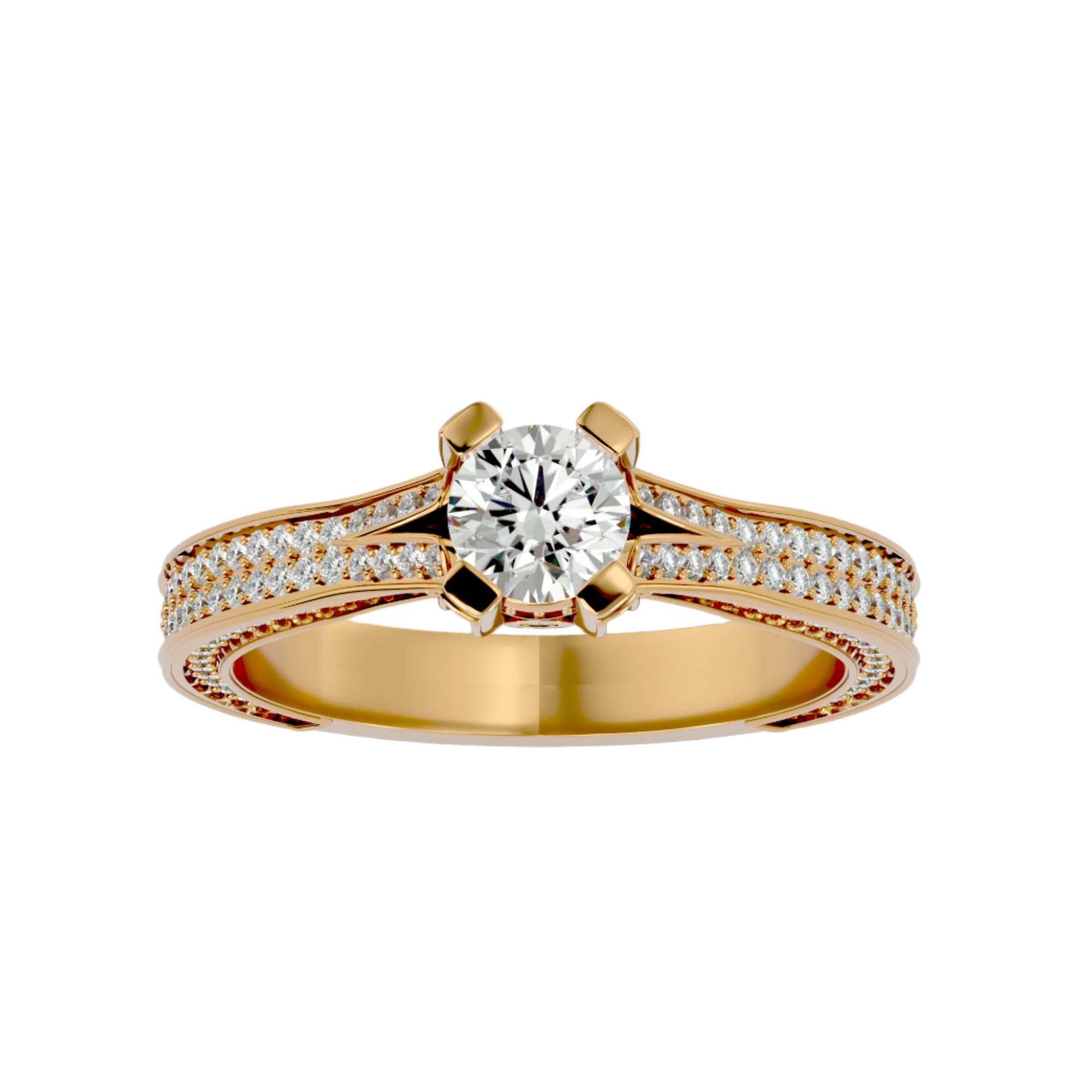 Rosa Solitaire Ring