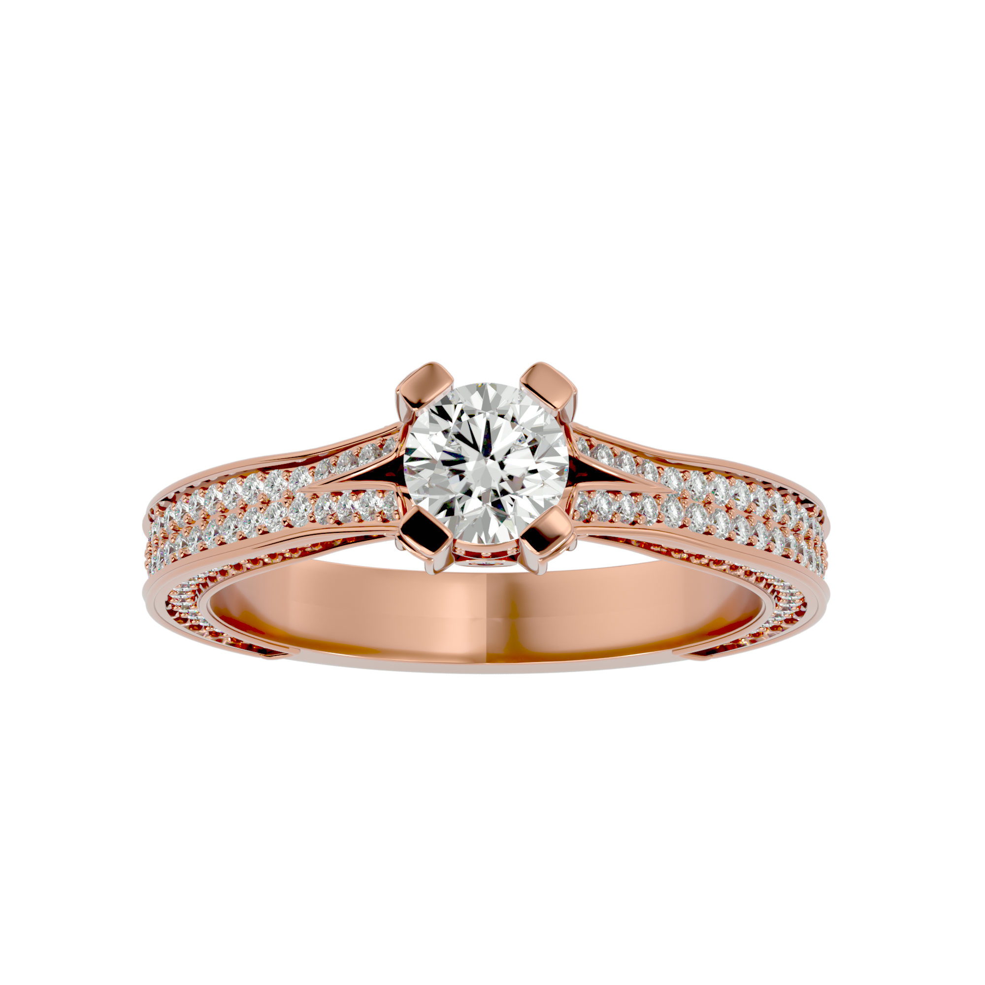 Rosa Solitaire Ring