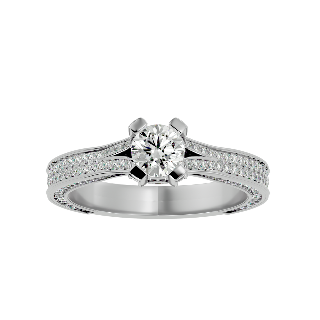 Rosa Solitaire Ring