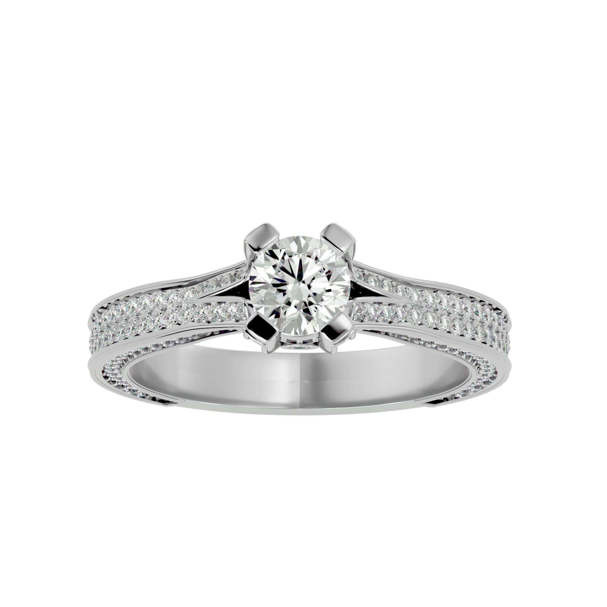 Rosa Solitaire Ring