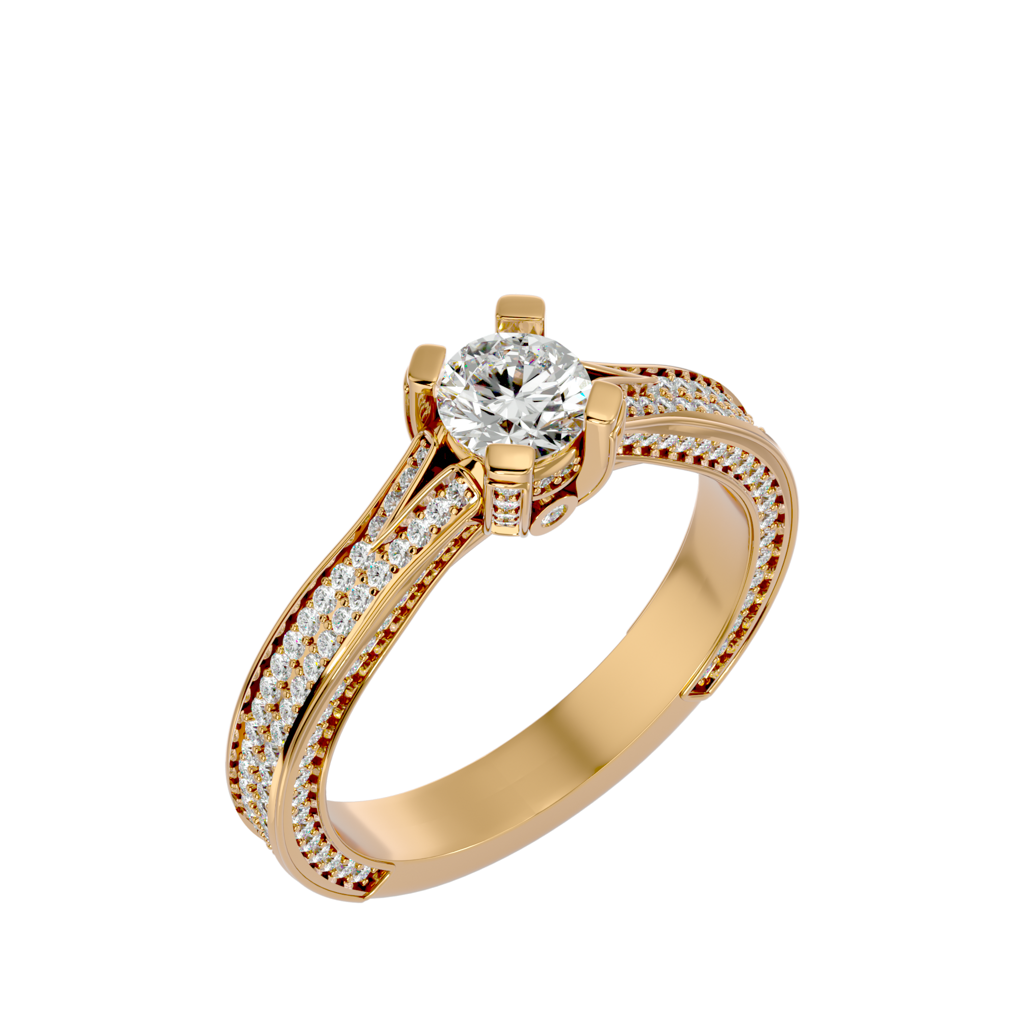 Rosa Solitaire Ring