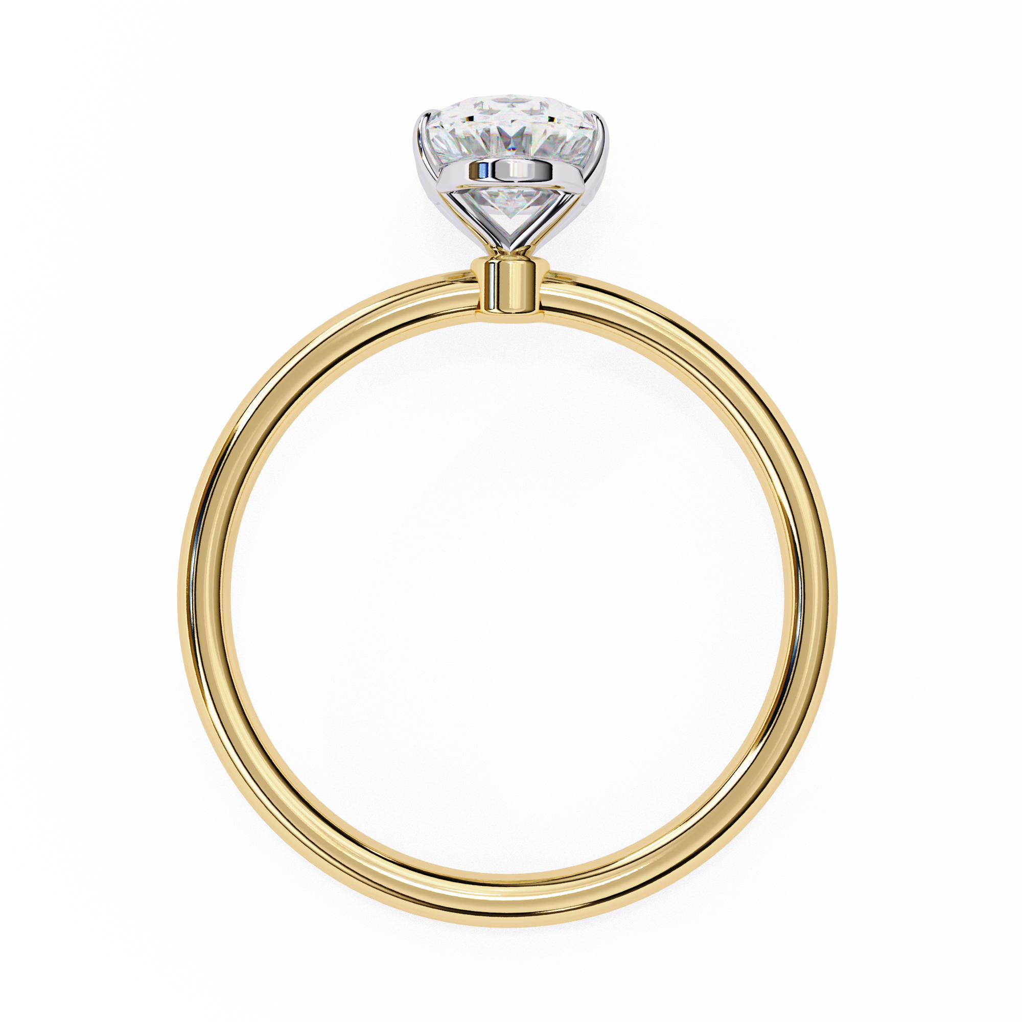 Queen Solitaire Ring