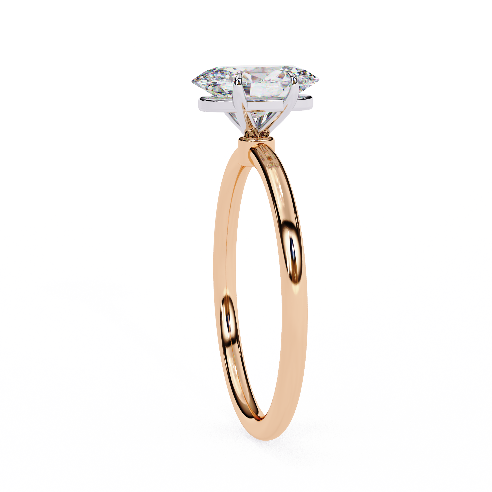 Queen Solitaire Ring