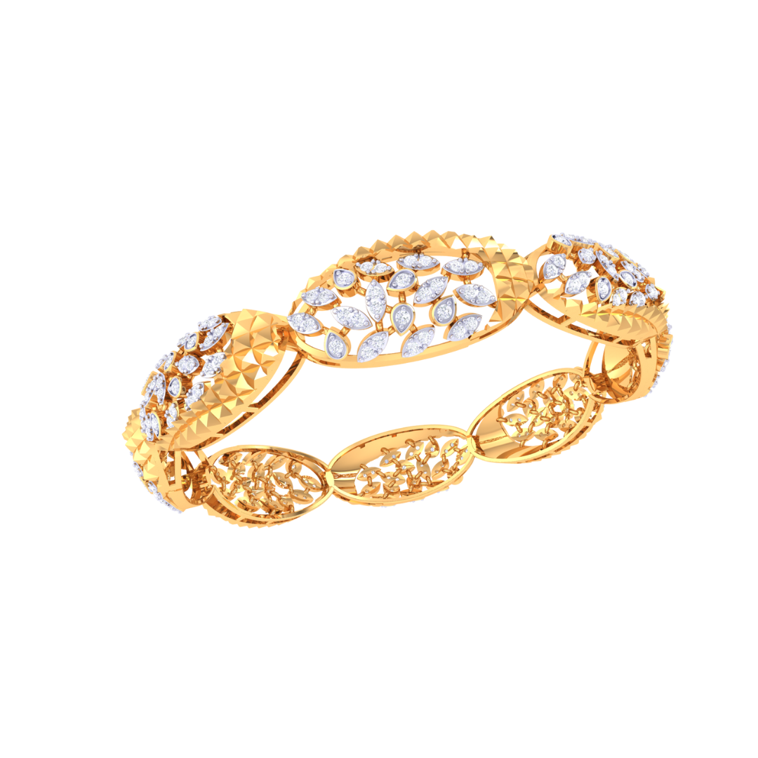 Whitney Diamond Bangle