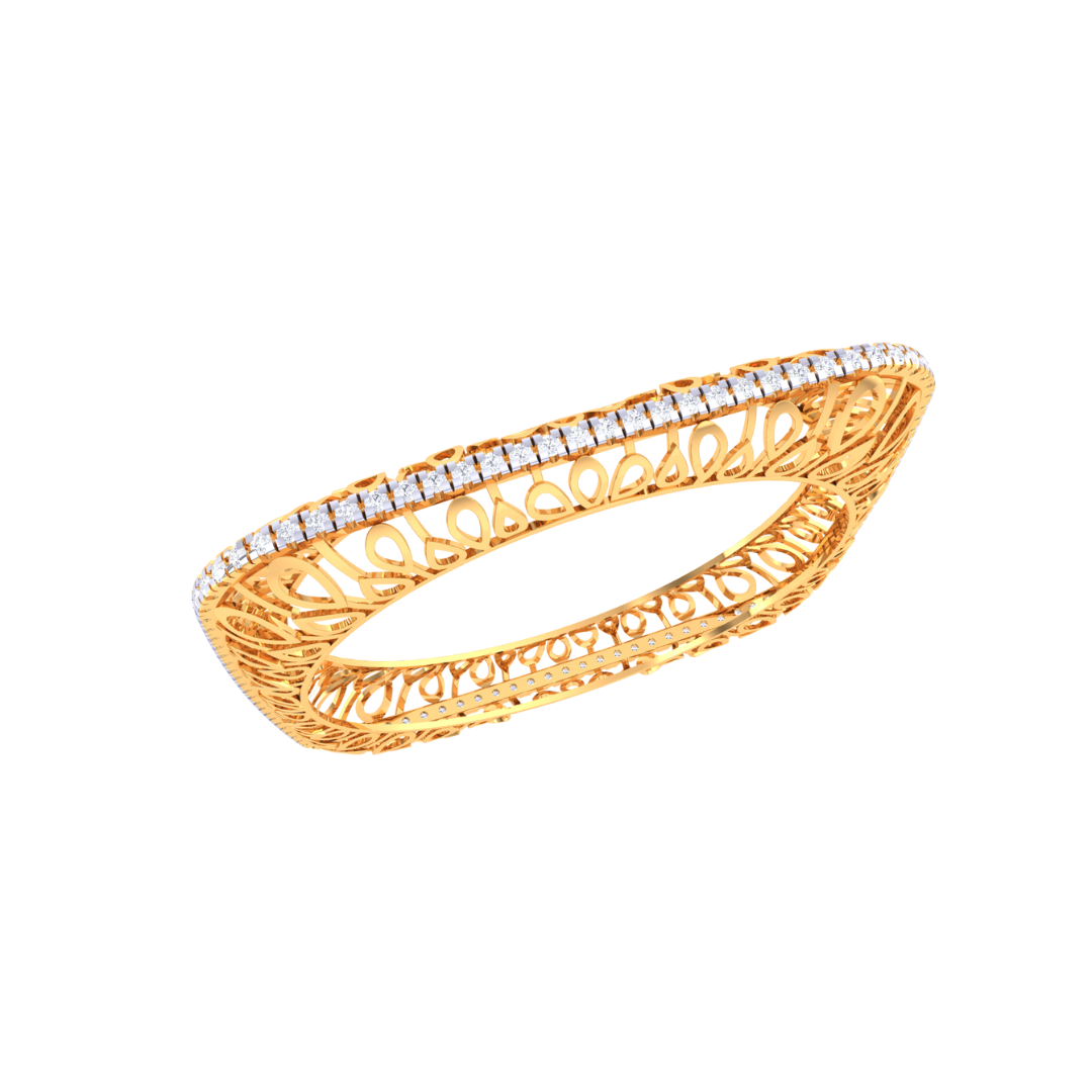 Madalynn Diamond Bangle