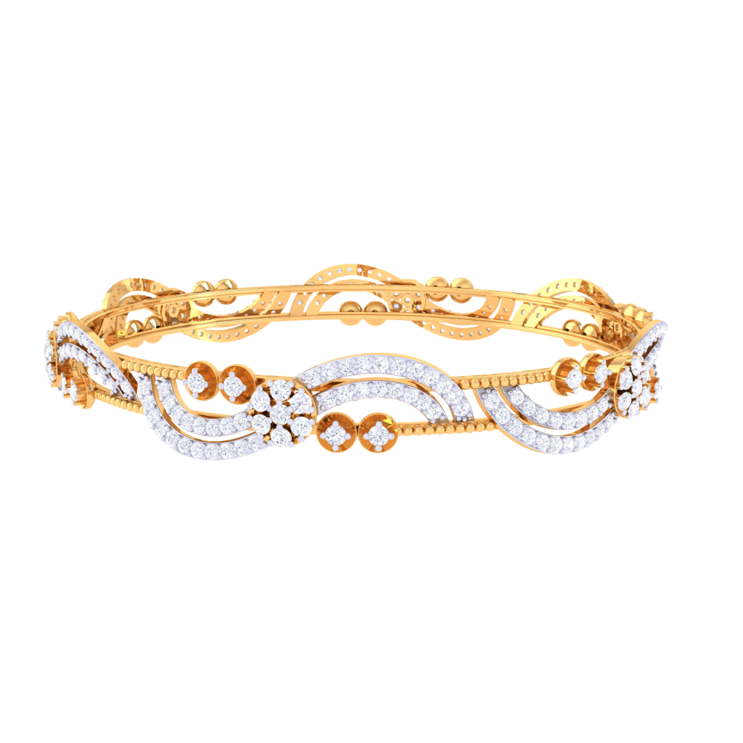 Gwen Diamond Bangle