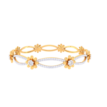 August Diamond Bangle