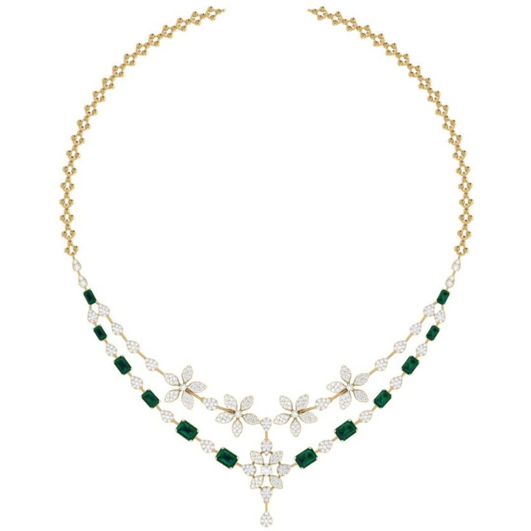 Avalyn Diamond Necklace Set