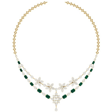Avalyn Diamond Necklace Set