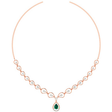 Zainab Diamond Necklace Set
