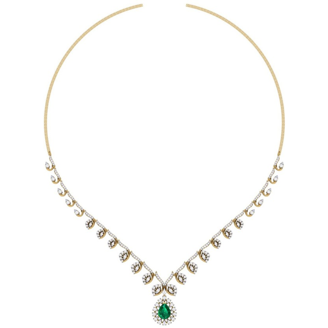 Egypt Diamond Necklace Set