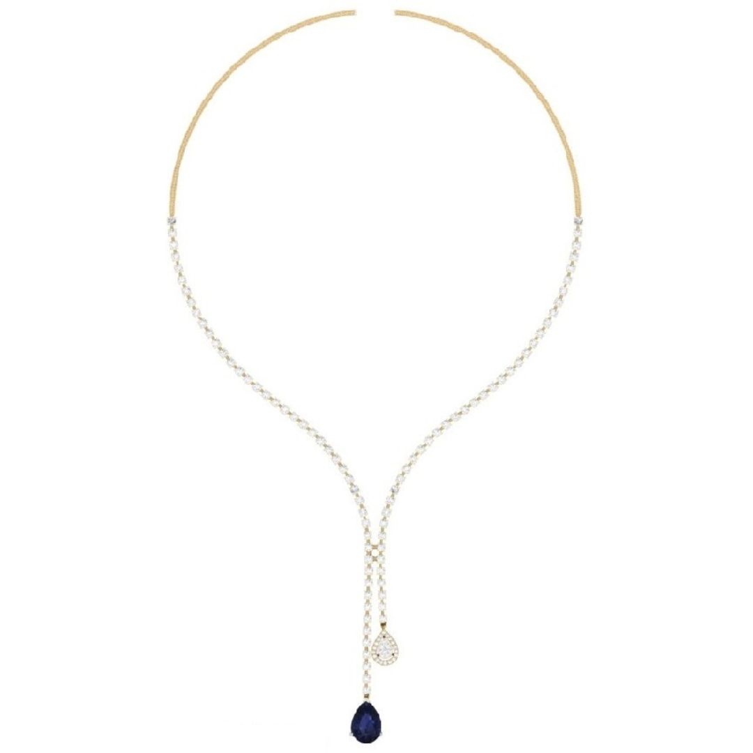 Kaelyn Diamond Necklace Set