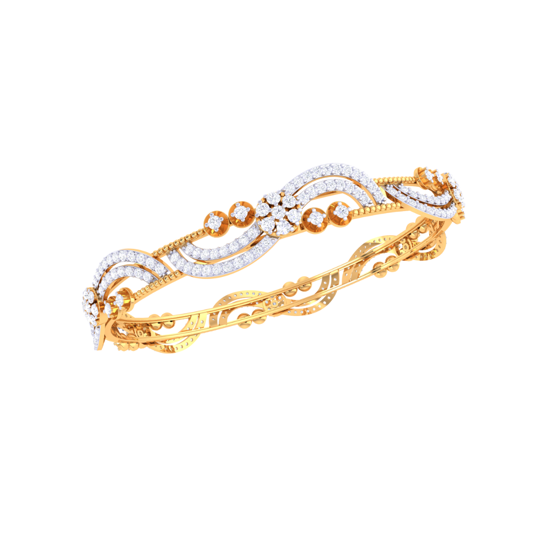 Gwen Diamond Bangle