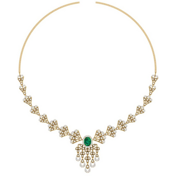Paola Diamond Necklace Set