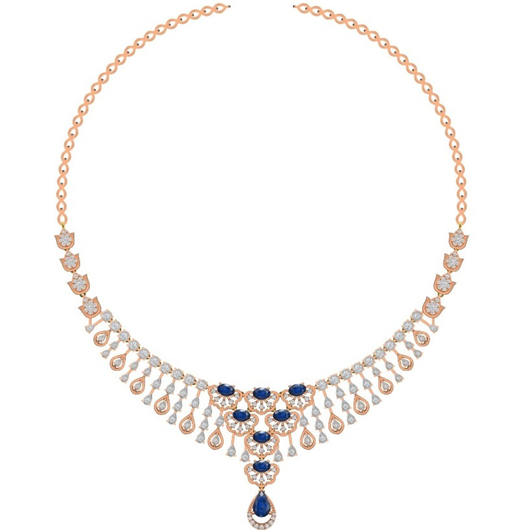 Violeta Diamond Necklace Set