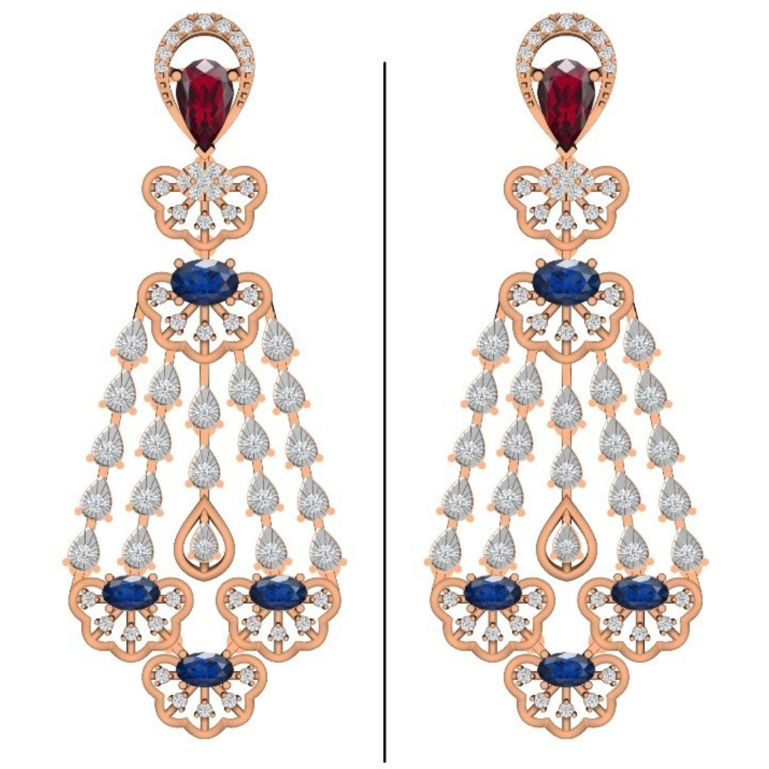 Violeta Diamond Necklace Set