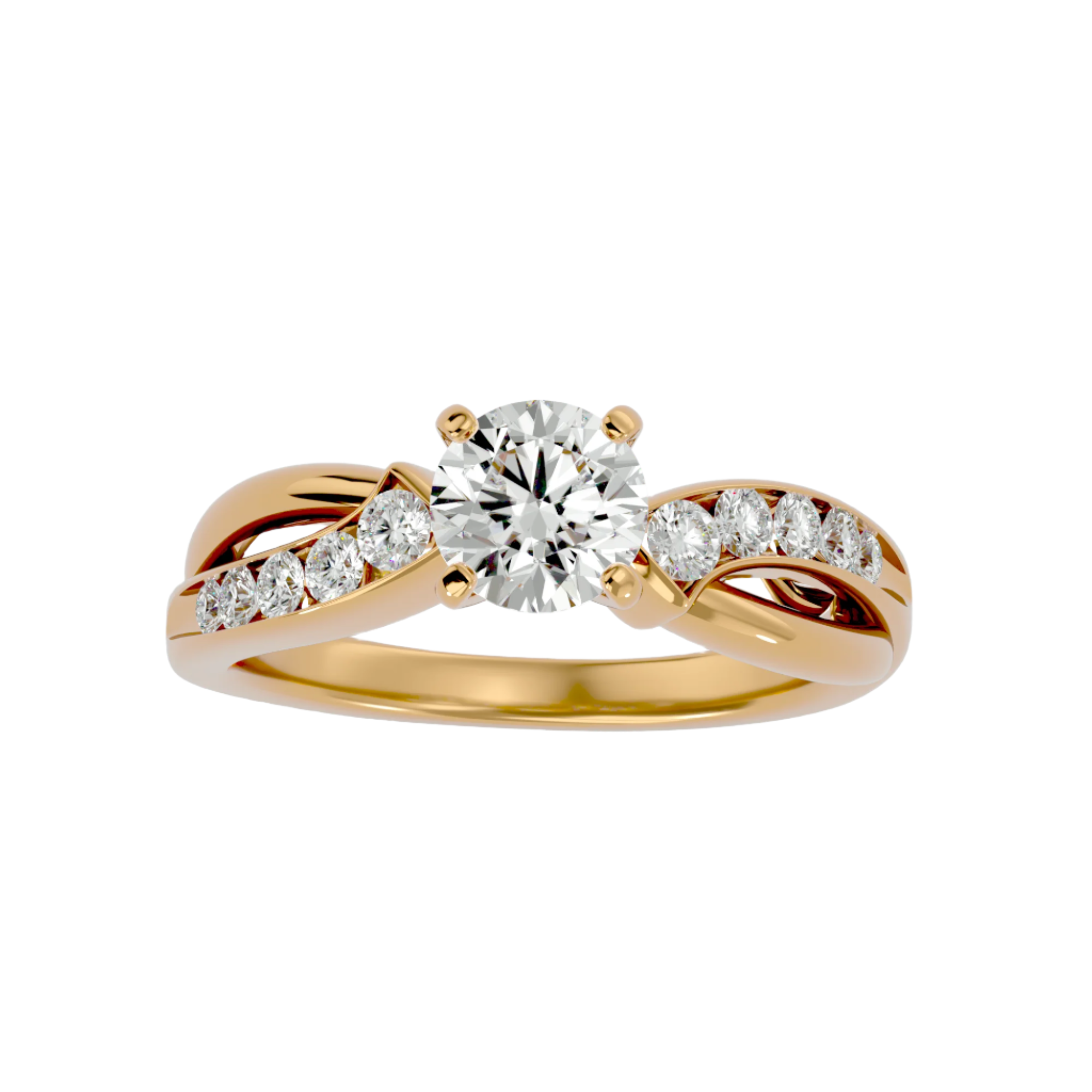 Daisy  Solitaire Ring
