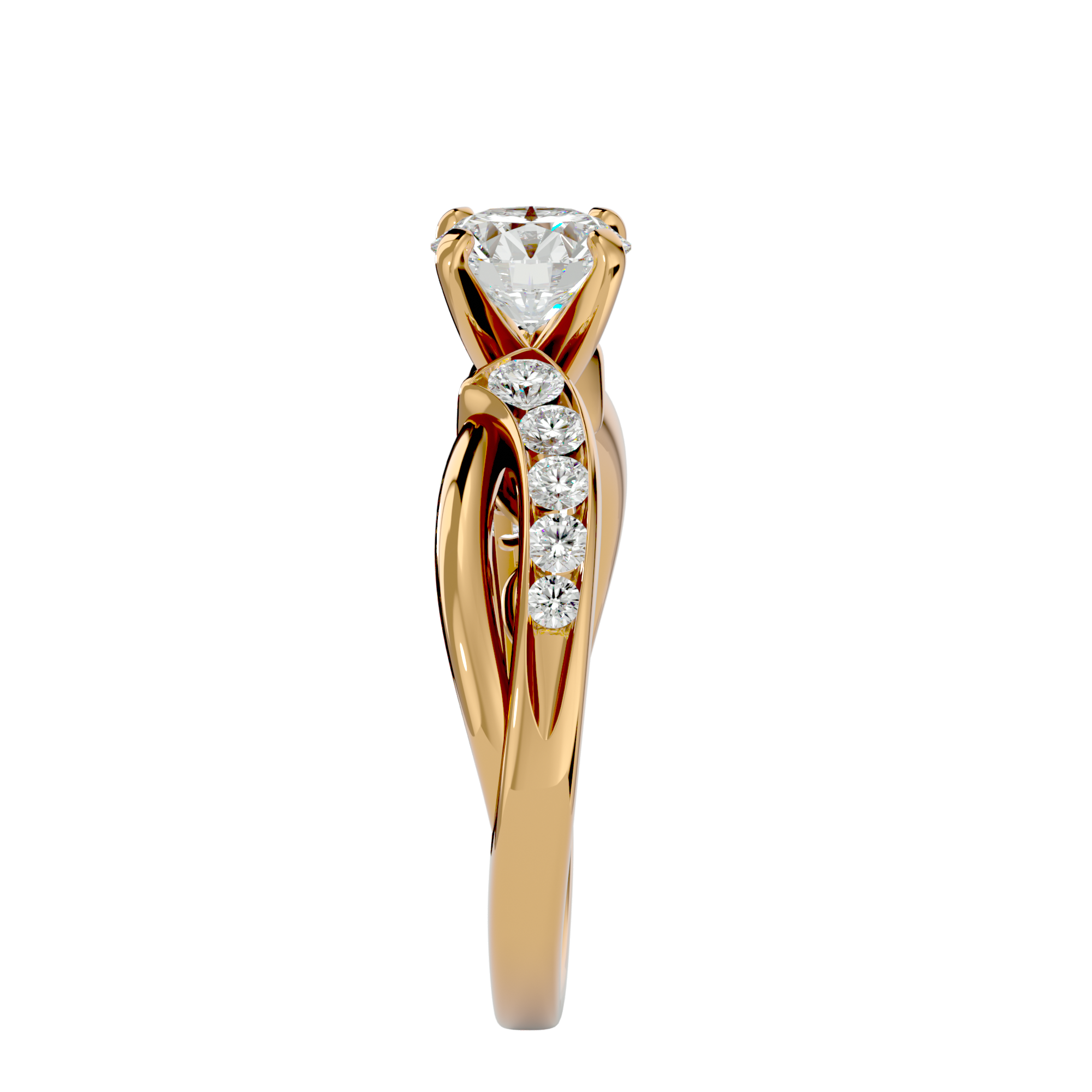 Daisy  Solitaire Ring